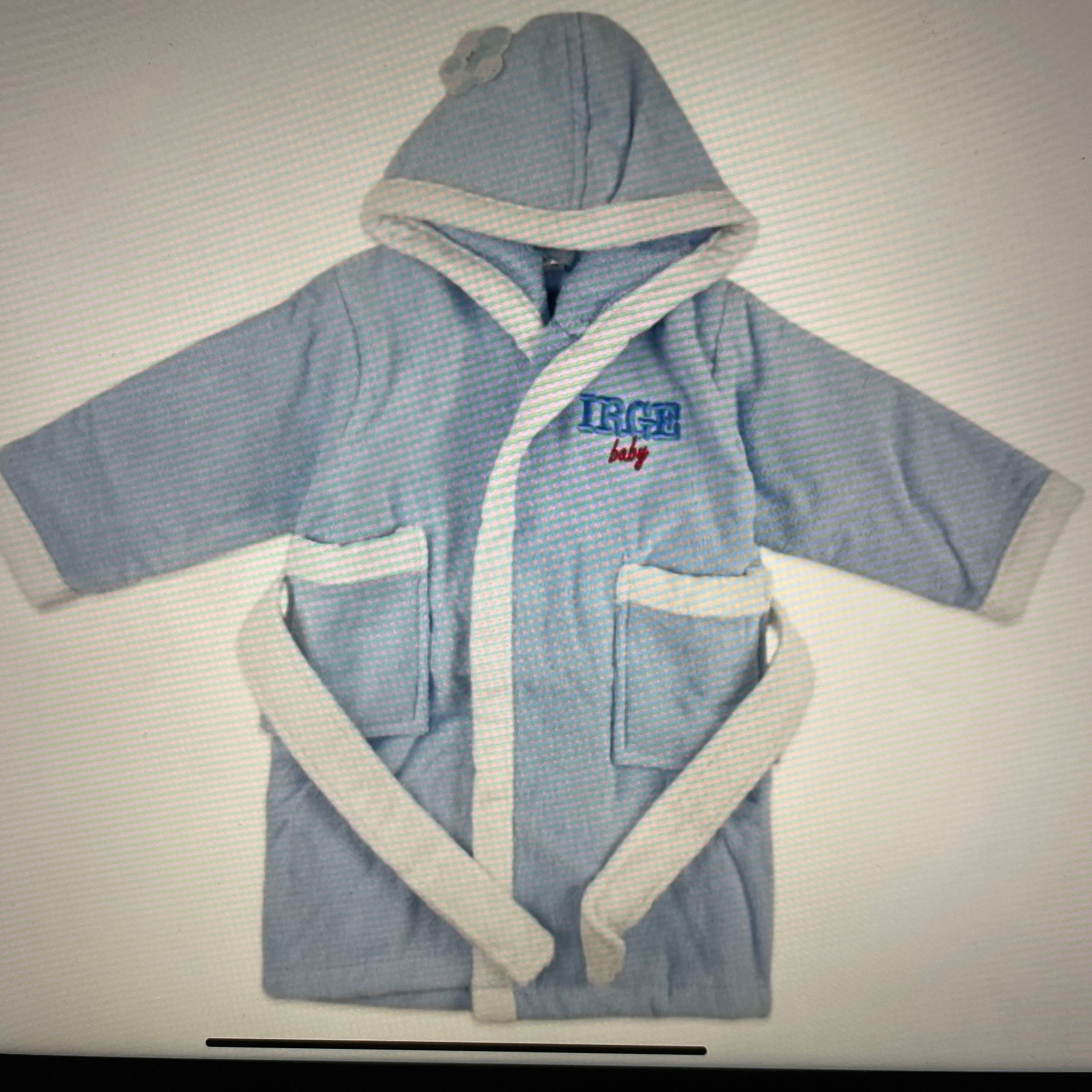 Peignoir IRGE BLEU BÉBÉ