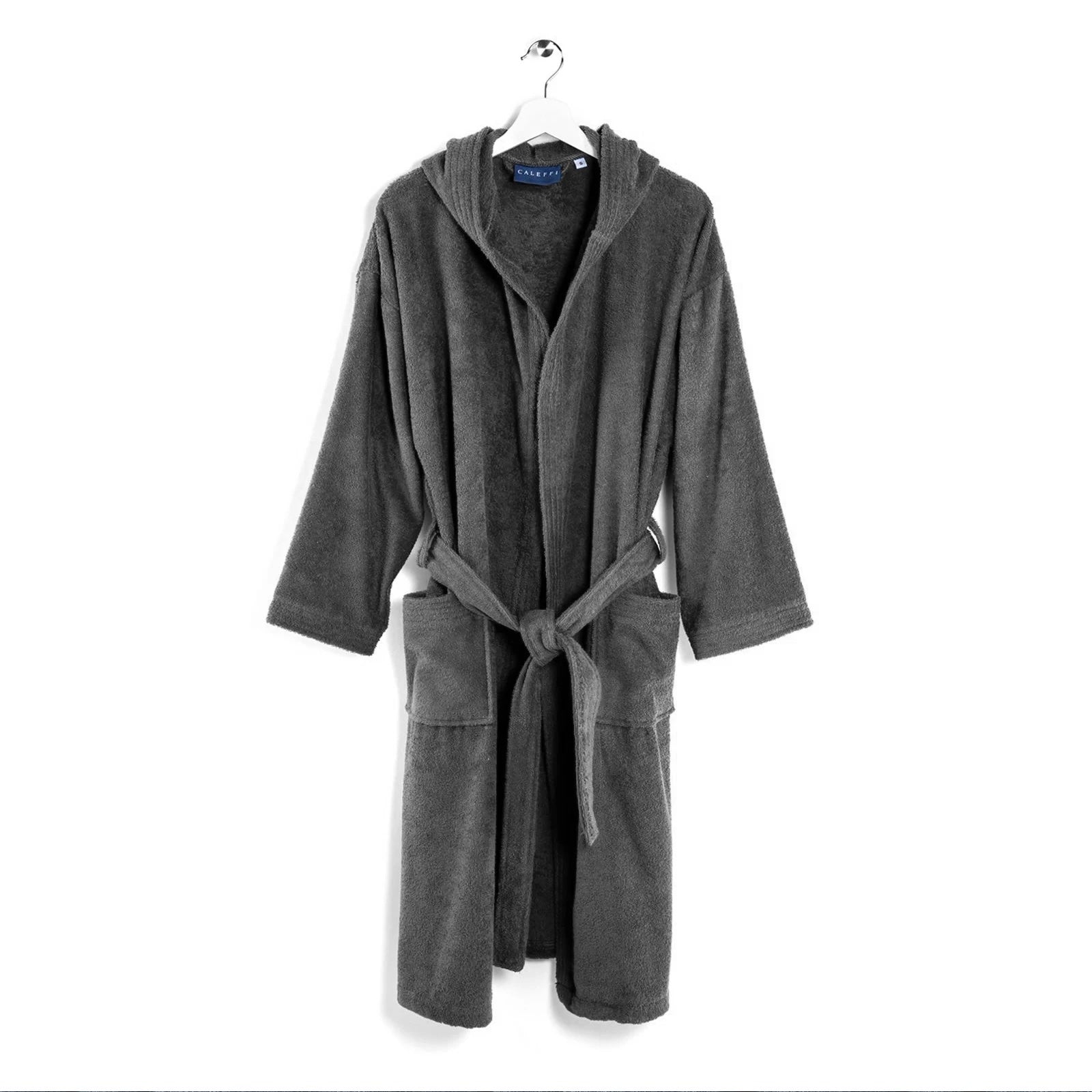 Peignoir en coton - Caleffi Minorca ANTHRACITE