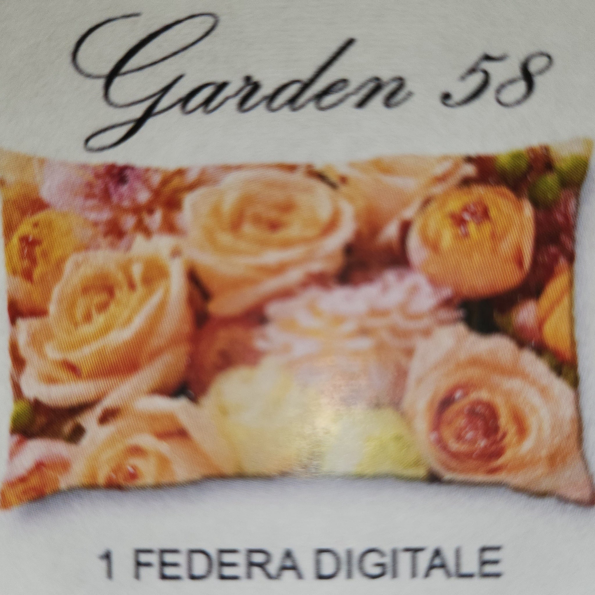 Digitaler Kissenbezug - Garten 58