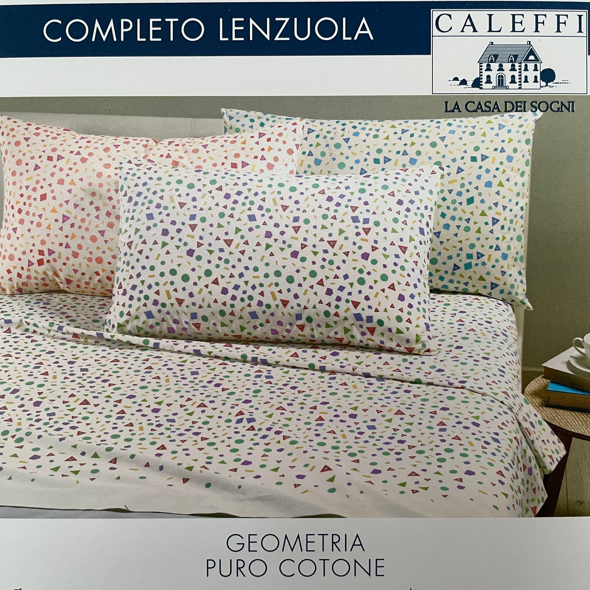 Ensemble de Draps Géométrie - Caleffi Corail