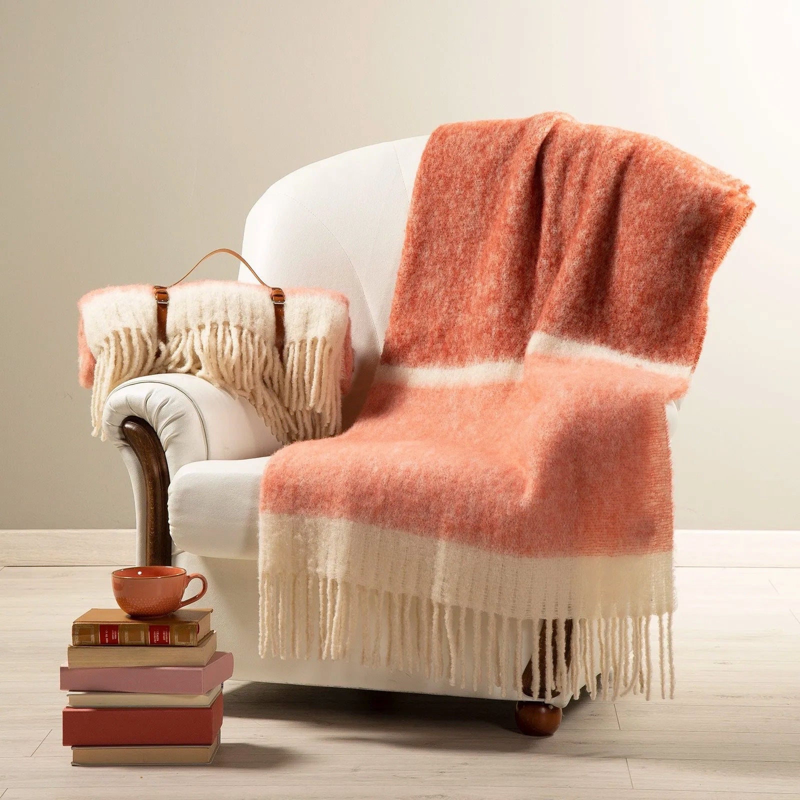 Plaid COURMAYEUR - Koralle - Caleffi