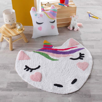 Tapis Rond Licorne - 90 cm