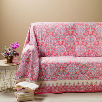 GRAN DECOR Dekostoff – SABA CORALLO 270 x 270 cm